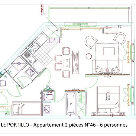 Résidence Le Portillo - Piscine - 2 Pièces Pour 6 Personnes Mae-4943